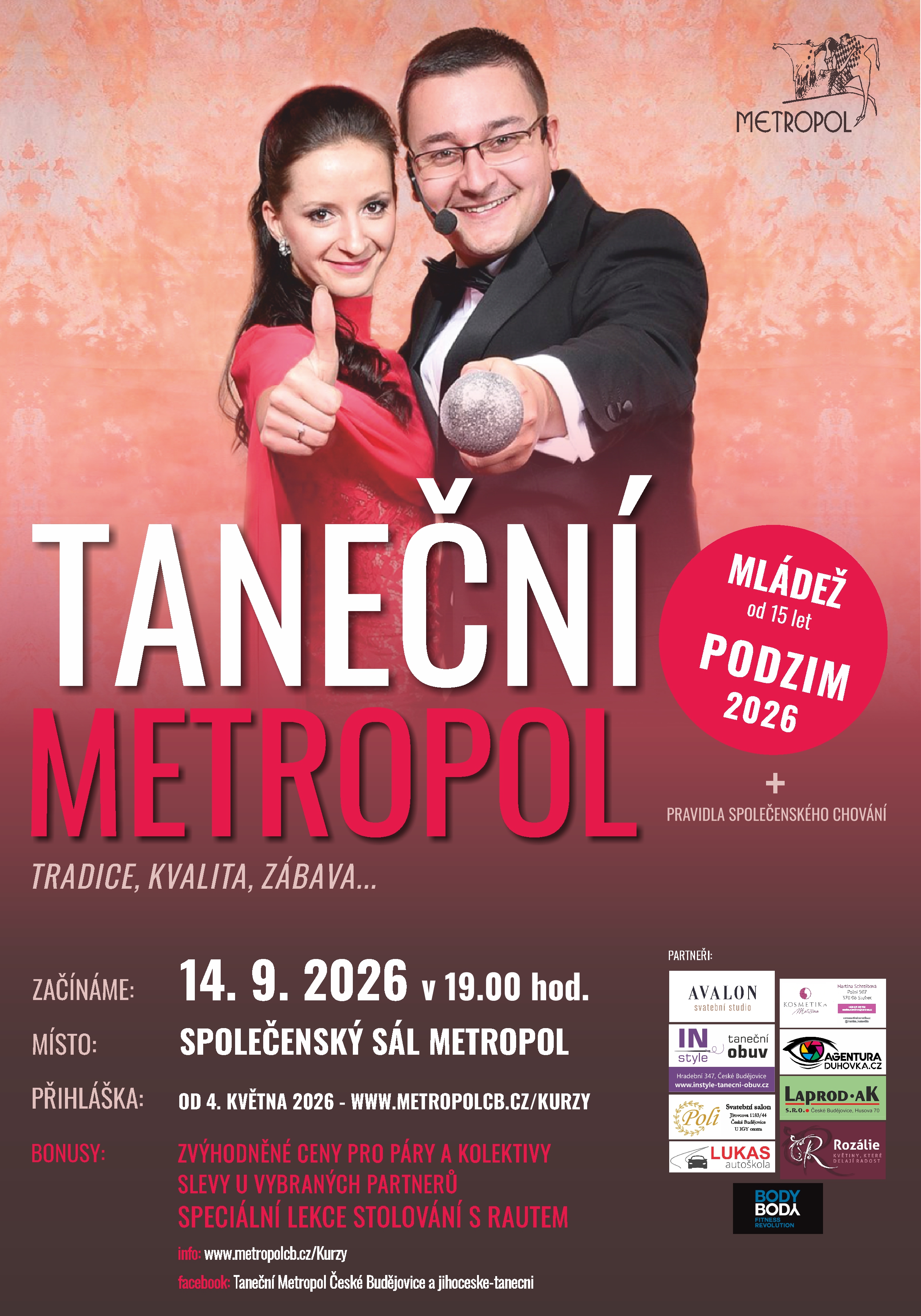 TANEČNÍ - PODZIM 2026