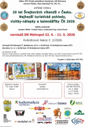 20 let Švejkových víkendů v Česku. Nejhezčí turistické pohledy, vizitky – nálepky a kalendáříky ČR 2026